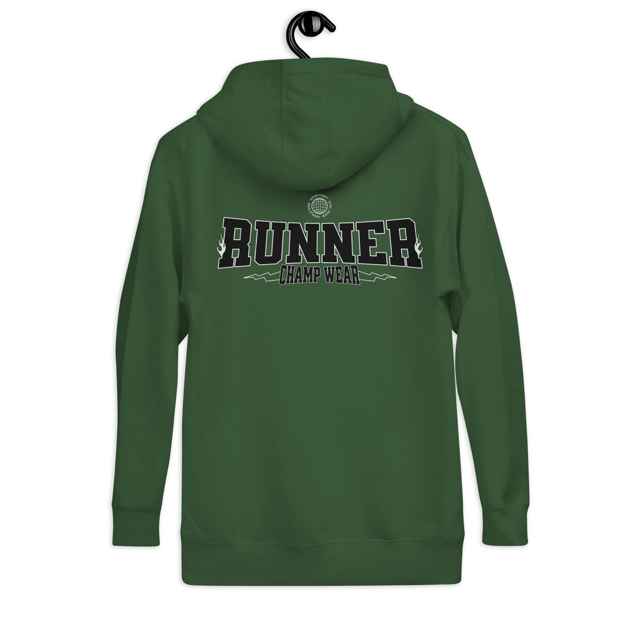 Hoodie Forest Green